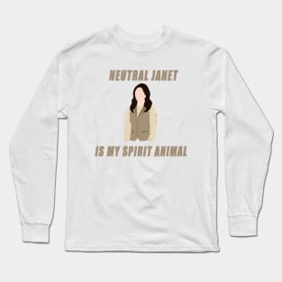 neutral janet Long Sleeve T-Shirt